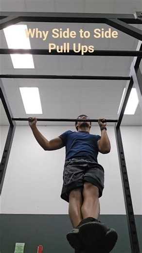 Why Do Side to Side Pull Ups #calisthenics #relativestrength #onearmpullup #pullupexercise #pullups