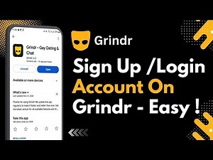 Login Grindr | How to Sign Up Account on Grindr !