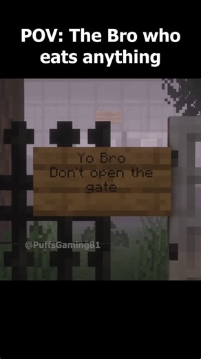 pufferfish81 on Instagram: "Minecraft Food Moment Check out my main YT channel @PuffsGaming81 #horrorminecraft #minecraft #puffsgaming81"