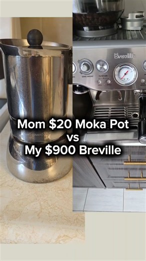 Mom's $20 Moka Pot vs My $900 Breville — Which Tastes Better?