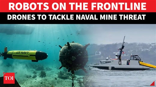 Unmanned mine counter measure vessels take lead in demining operations