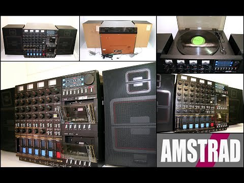 Vintage AMSTRAD Studio 100 Cassette Multi-Mixer Turntable Radio System