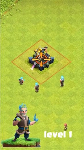 wizards level 1 vs ice wizard || clash of clans || #clashofclans #shots