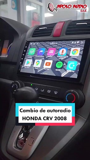 Cambio de autoradio para Honda CRV 2008