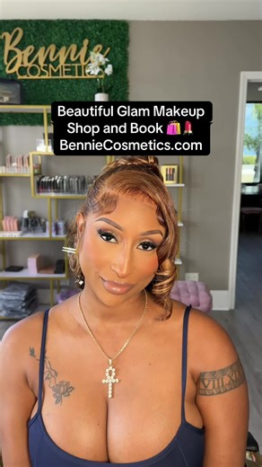 ✨ Enhance your beauty and elevate your confidence with Bennie Cosmetics. 💄✨ Another flawless glam moment created by yours truly 😍 This look was achieved using only Bennie Cosmetics products, designed to enhance natural beauty and complement every skin tone and skin type. Whether you’re loving soft glam or stepping into full glam energy, our products work with your skin, never against it. 🎨 Products Used: • Foundation: 8 • Concealer: Caramel • Setting Powder: Caramel • Face Powder: 10 • Trio B