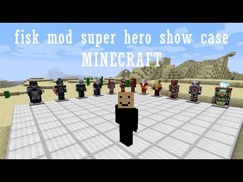 Minecraft fisk mod cool armor showcase