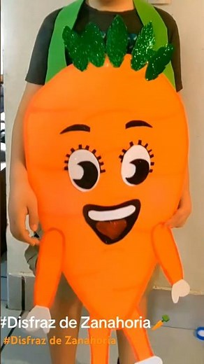 HOW TO MAKE AN EASY CARROT COSTUME