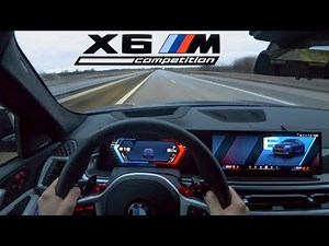 POV-Drive 2026 BMW X6M Competition | No Speed Limit Autobahn!