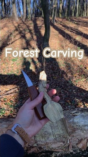 Forest Carving Skills You've Never Seen #bushcraft #survival