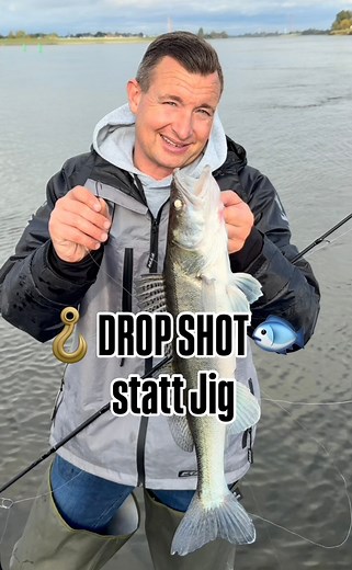 25K views · 341 reactions | Gerade im Herbst kann die Drop Shot-Montage瞧 in großen Flüssen eine echte Alternative zum Jiggen oder Faulenzen sein.Unbedingt ausprobieren! #dropshot #riverfishing #dasfängt #fluss #zanderangeln #vibrationshad #keindropschrott | Veit Wilde | Facebook