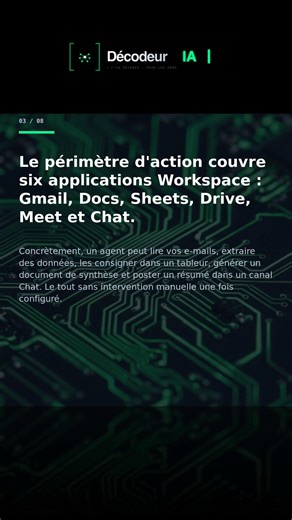 Google Workspace Studio : vos agents IA, sans code, dans Gmail et Sheets #Shorts