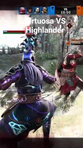 Virtuosa VS Highlander #forhonor #virtuosa #tryhard #sweaty #1v1 #duel #pvp #competitive #gaming