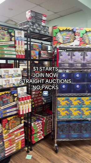 Vaulted Loot Pokémon Center Auctions: $1 Start, Straight Auctions Explained