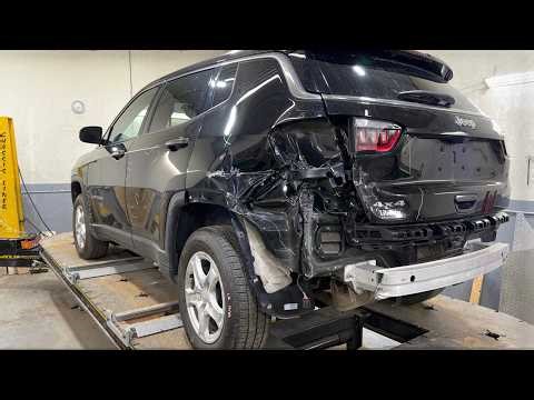 Jeep Quarter Panel Replacement | Salvage Rebuild from Auction