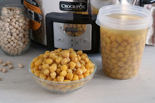 Cómo cocer garbanzos en la olla de cocción lenta o CrockPot: la forma más fácil y barata de cocinar esta legumbre