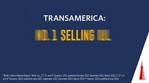 Thanks to our incredible agents, we’ve maintained our No. 1 IUL position for two years! Thank you for everything you do. | Transamerica