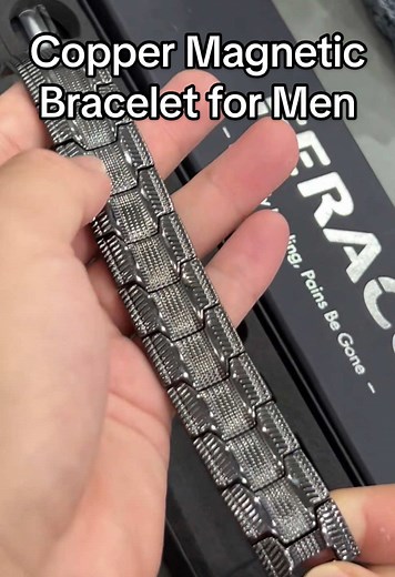Copper Magnetic Bracelet for Men: Health and Style