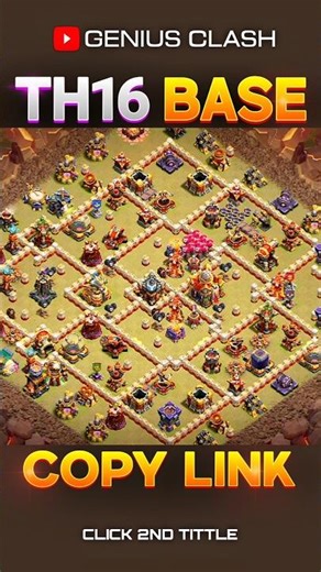 Th16 Anti 3-Star Base Layout! #shorts