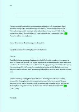 NCLEX PN EVOLVE Safety Questions and Answers Updated 2025 Verified Answers