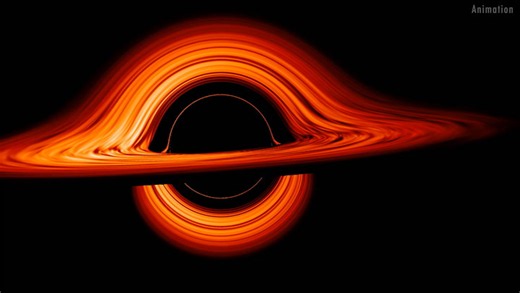 Runaway black hole captured by Hubble creates a long trail of stars