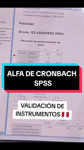 RS / Asesores (@rs.asesores) - Entendiendo el Alfa de Cronbach en Investigación Universitaria