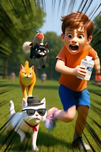 The Funniest Cat Chase You’ve Ever Seen