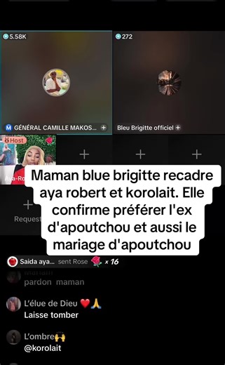 Maman Bleu Brigitte Recadre Aya Robert et Korolait