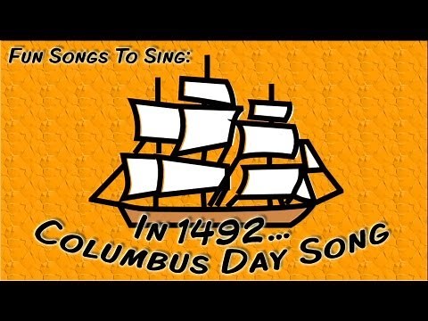 In 1492... | Columbus Day Song For Children