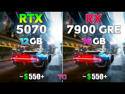 RTX 5070 vs RX 7900 GRE - Test in 10 games | 1440p