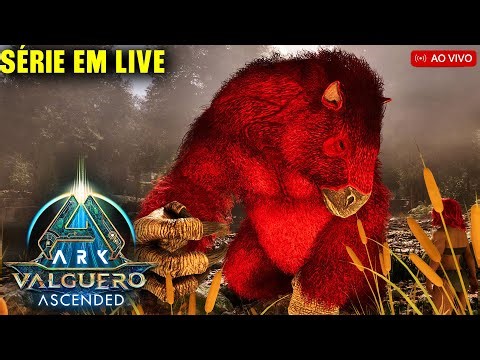 🔴ARK VALGUERO🔴DOMANDO MEGATERIOS PARA O BOSS ARANHA!!! (!pix) (!membro)
