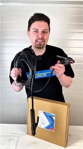 Stick welding kit (up to 200A, 3 + 3 m) SOLARIS