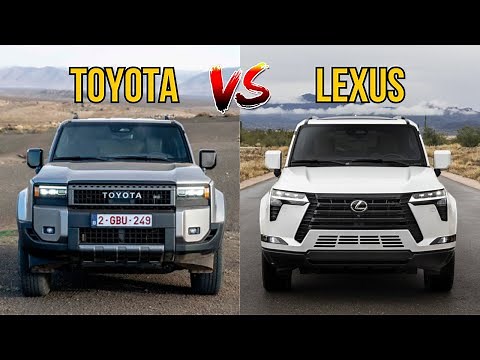 2025 Lexus GX550 vs 2025 Toyota Land Cruiser | Ultimate Off-Road Battle