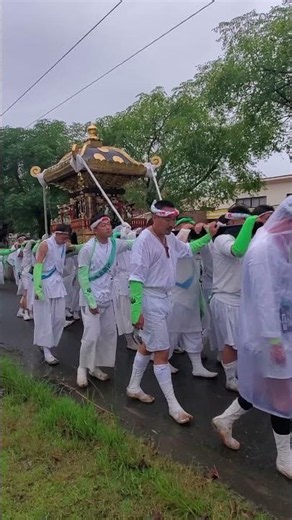 やわたんまち2026 木幡神社 神輿還御 台風で予定変更