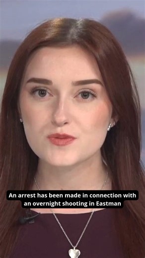 An arrest has been made in connection with an overnight shooting in Eastman