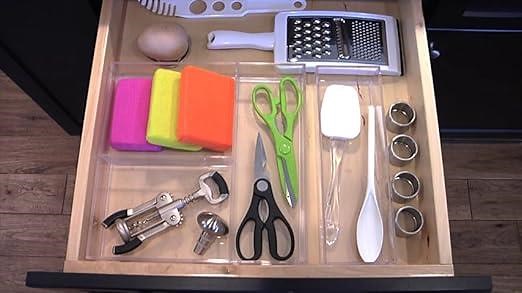 InterDesign 4 Piece Clarity Organizer Set, Clear