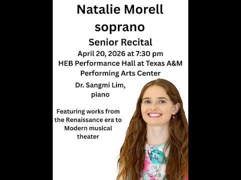 Natalie Morell Senior Recital