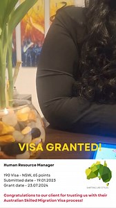 6K views · 29 reactions | PR Visa Grant Australia - 190 Regional PR! 拾 Skilled Migration | Australia Migration | Human Resource Manager | 491 / 190 Visa Grant. #australiamigration #australiaskilledmigration #skilledworkervisa #skilledmigrationaustralia #landdownunder #newsouthwales #southaustralia #sydney #canberra #migratetoaustralia #migratetocanberra #migratetosydney #migratetoadelaide #adelaide #shiftinglifestyles #visagrantedaustralia | Shifting Lifestyles (Pvt) Ltd | Facebook