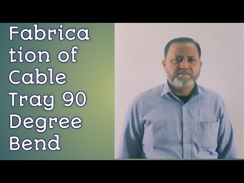 Fabrication of cable tray with the help of easy formula.