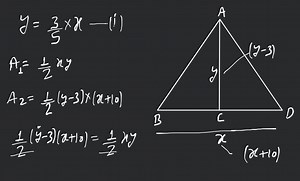 The altitude of a triangle is three fifth of the length of the ... | Filo