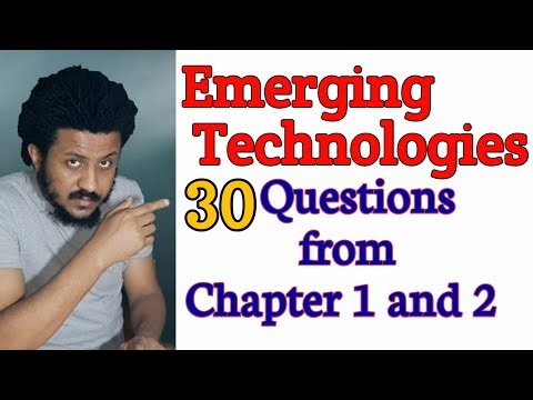 Emerging Technologies Chapter One and Two | Question and Answers | From Mid Exam