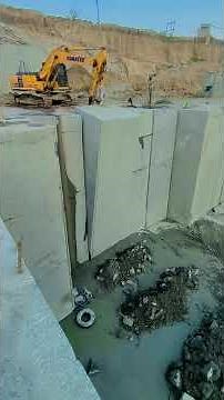 Inside a Giant Stone Quarry Amazing Rock Mining Process#excavator #makranamarble #makranamarble