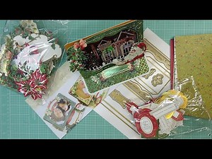 Anna Griffin Photo Card Easel Die Set & Christmas for All Papercraft Kit Review Tutorial!