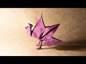 Origami Peacock by JMorigami