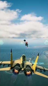 A Ukrainian MiG - 29 Fulcrum destroying bombers - Ace Combat 7#acecombat