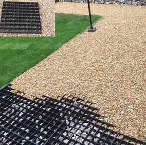 [Hot Item] Heavy Duty Plastic Grass Grid Paving System for Parking Lot Mud Control, Soil Stabilization, and Grass Protection Grass Grid