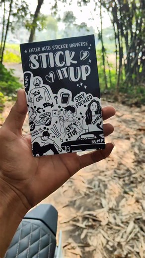 STICK IT UP | India’s Largest Sticker Store on Instagram: "One sticker might look small, but it carries a whole vibe. Stick it Up is all about turning the ordinary into something extraordinary. Collect them, style them, and let the world see your creativity - one sticker at a time. Shop at StickItUp.xyz [Stickers, StickItUp, diy, personalized, express yourself ] #StickItUp #CreatorPick #StickerLover #bikestickers #mobilesticker #bikestickermodifition"