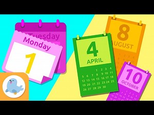 DAYS of the WEEK and MONTHS of the YEAR 📅 Compilation 📆 Monday, Tuesday, Wednesday, Thursday... - Videos For Kids