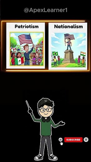 Patriotism vs. Nationalism: Explained in seconds #education #explained