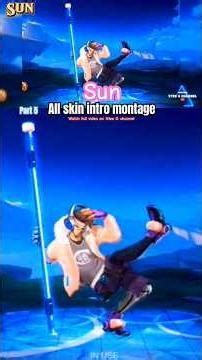 Sun all skin intro montage p5 / Sun mobile legends #shorts #short #mobilelegends #mlbb