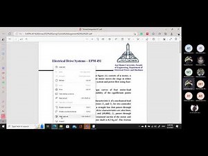Electrical Drives (Spring 2023) - Tutorial 1
